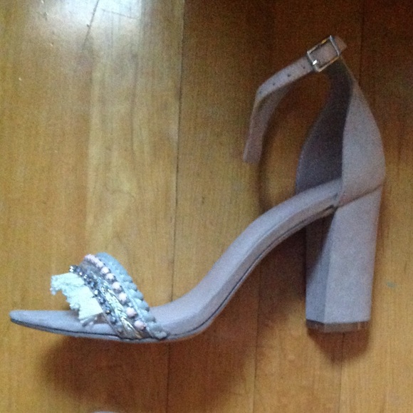 Madden Girl Bella Dress Sandals Taupe Size 8 - Picture 8 of 8